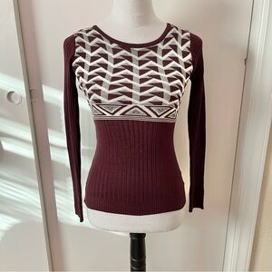 Energie Slim-Fit Geometric Sweater